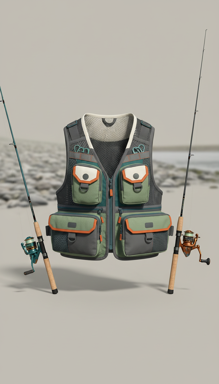 Performance Fishing Vest with Modular Storage