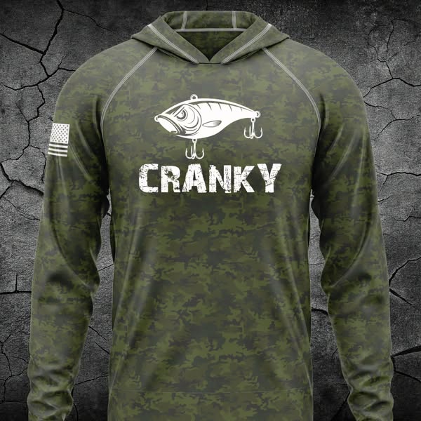 Patriotic Fishing Performance Hoodie